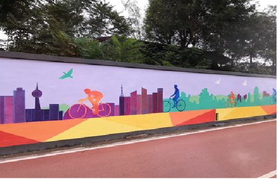 会理墙体彩绘-围墙