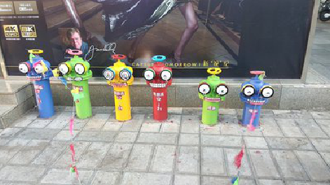 会理商业区彩绘