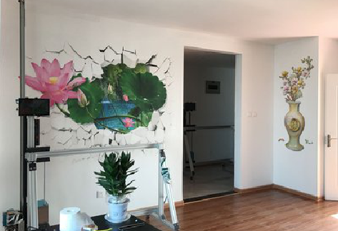 会理墙体彩绘相比墙纸的优势。