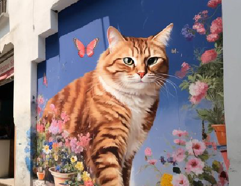 会理自己绘制有个性的手绘墙