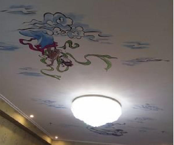 会理如何快速绘制天花板上的手绘墙？