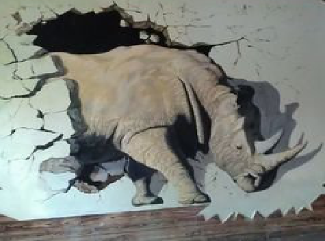 会理在墙绘中，如何绘制3D效果？