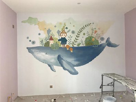 会理手绘墙的特点及优势。